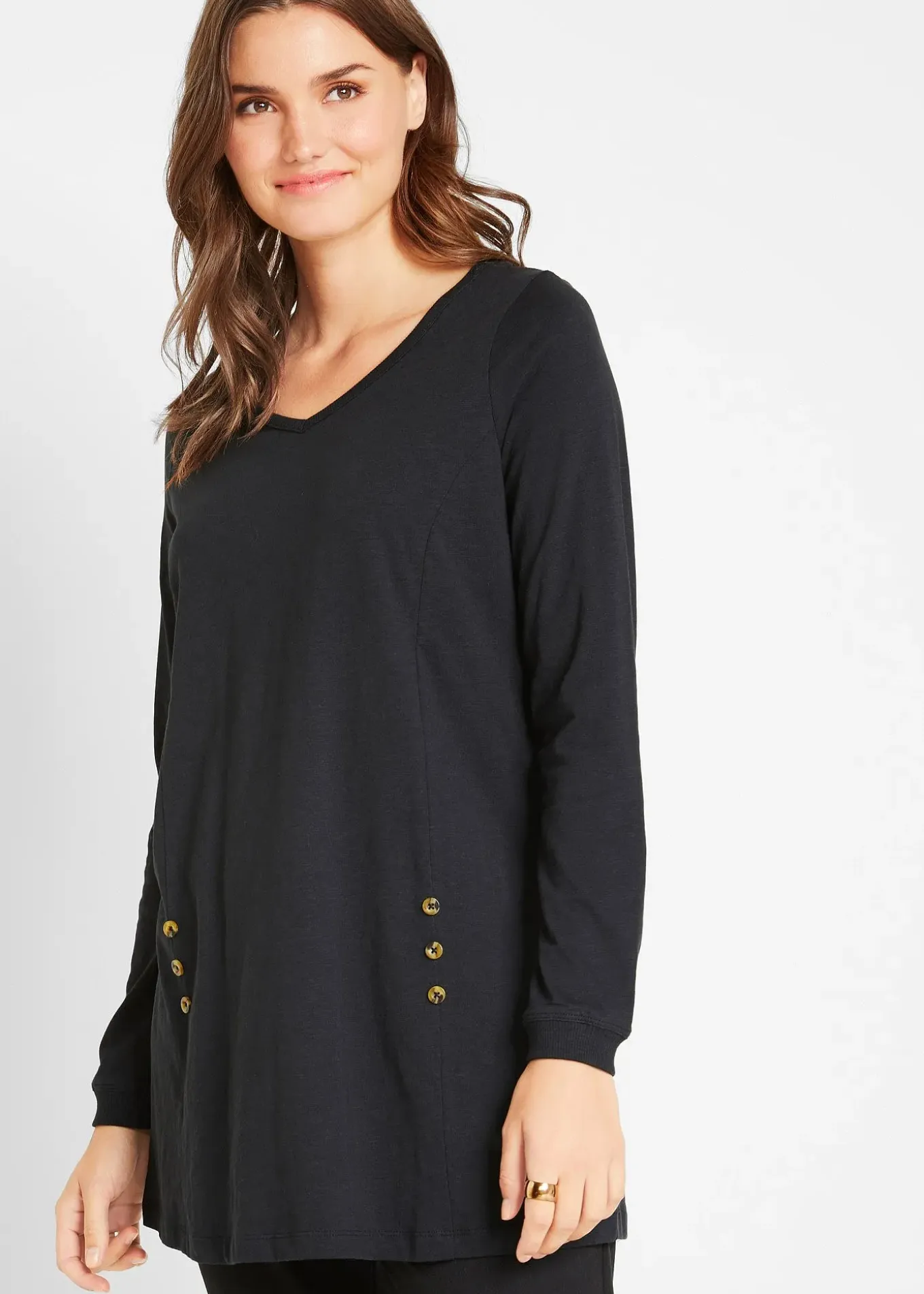 T-shirt long 100% coton