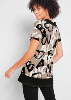 T-shirt long à manches courtes