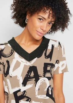 T-shirt long à manches courtes