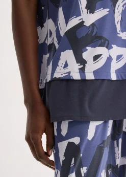 T-shirt long à manches courtes