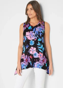 T-shirt long à pans