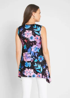 T-shirt long à pans