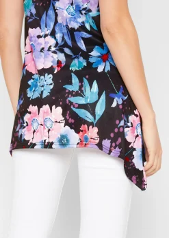 T-shirt long à pans