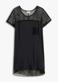 T-shirt long de plage en viscose