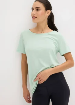 T-shirt long de sport avec décolleté dos