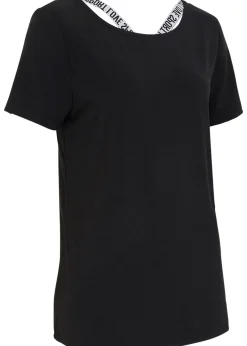 T-shirt long de sport avec décolleté dos