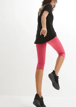 T-shirt long de sport avec décolleté dos