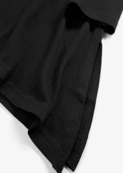 T-shirt long en coton et viscose