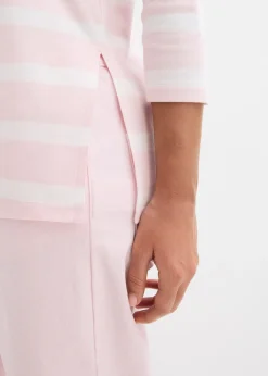 T-shirt long en coton épais