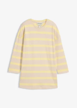 T-shirt long en coton épais