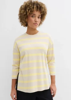 T-shirt long en coton épais