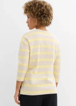 T-shirt long en coton épais