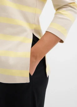 T-shirt long en coton épais