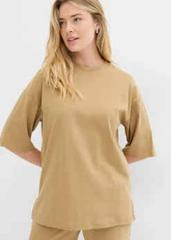 T-shirt long en interlock