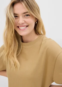 T-shirt long en interlock