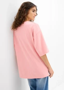 T-shirt long en interlock