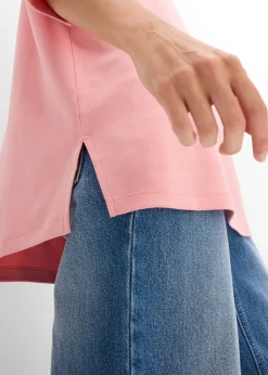 T-shirt long en interlock