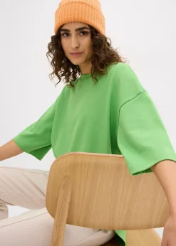 T-shirt long en interlock