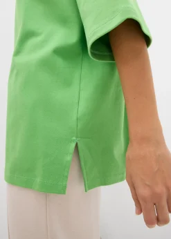 T-shirt long en interlock