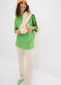 T-shirt long en interlock