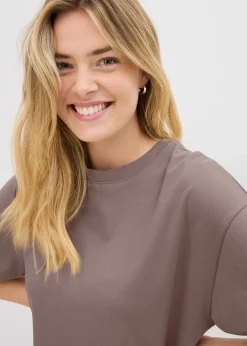 T-shirt long en interlock