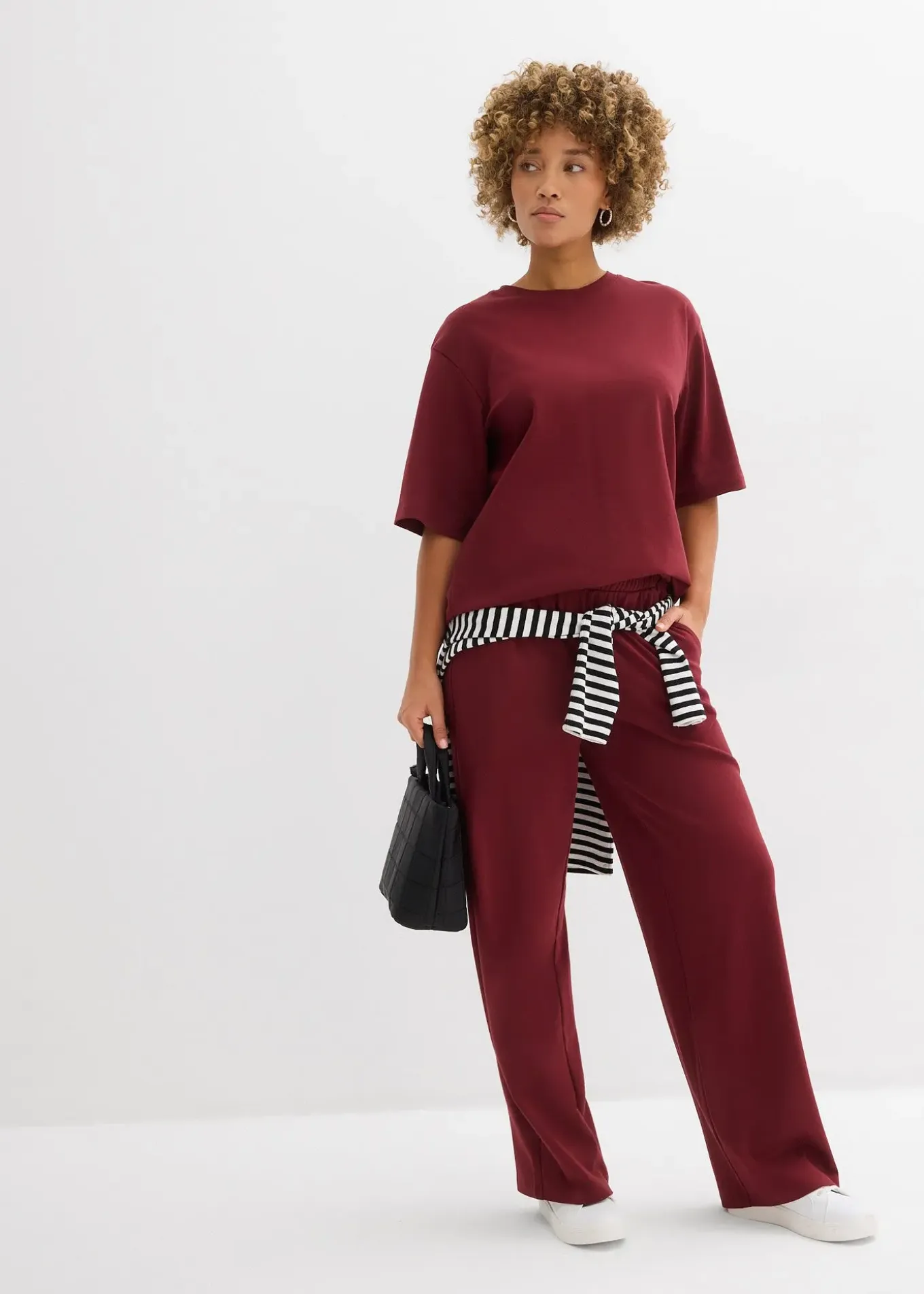 T-shirt long en interlock