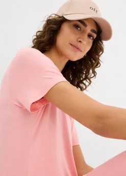 T-shirt long en viscose douce