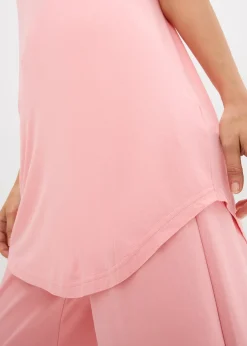 T-shirt long en viscose douce