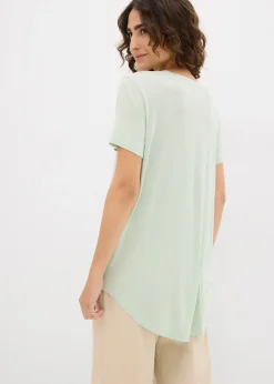 T-shirt long en viscose douce