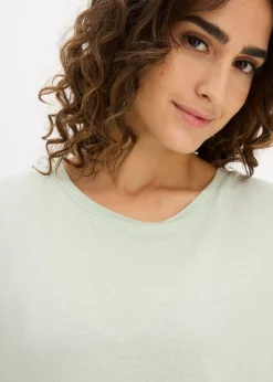 T-shirt long en viscose douce