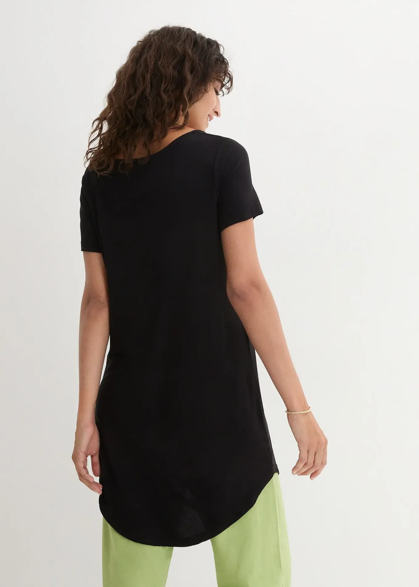 T-shirt long en viscose douce