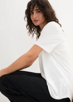 T-shirt long en viscose douce