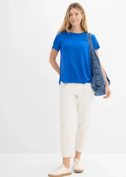 T-shirt long en viscose douce