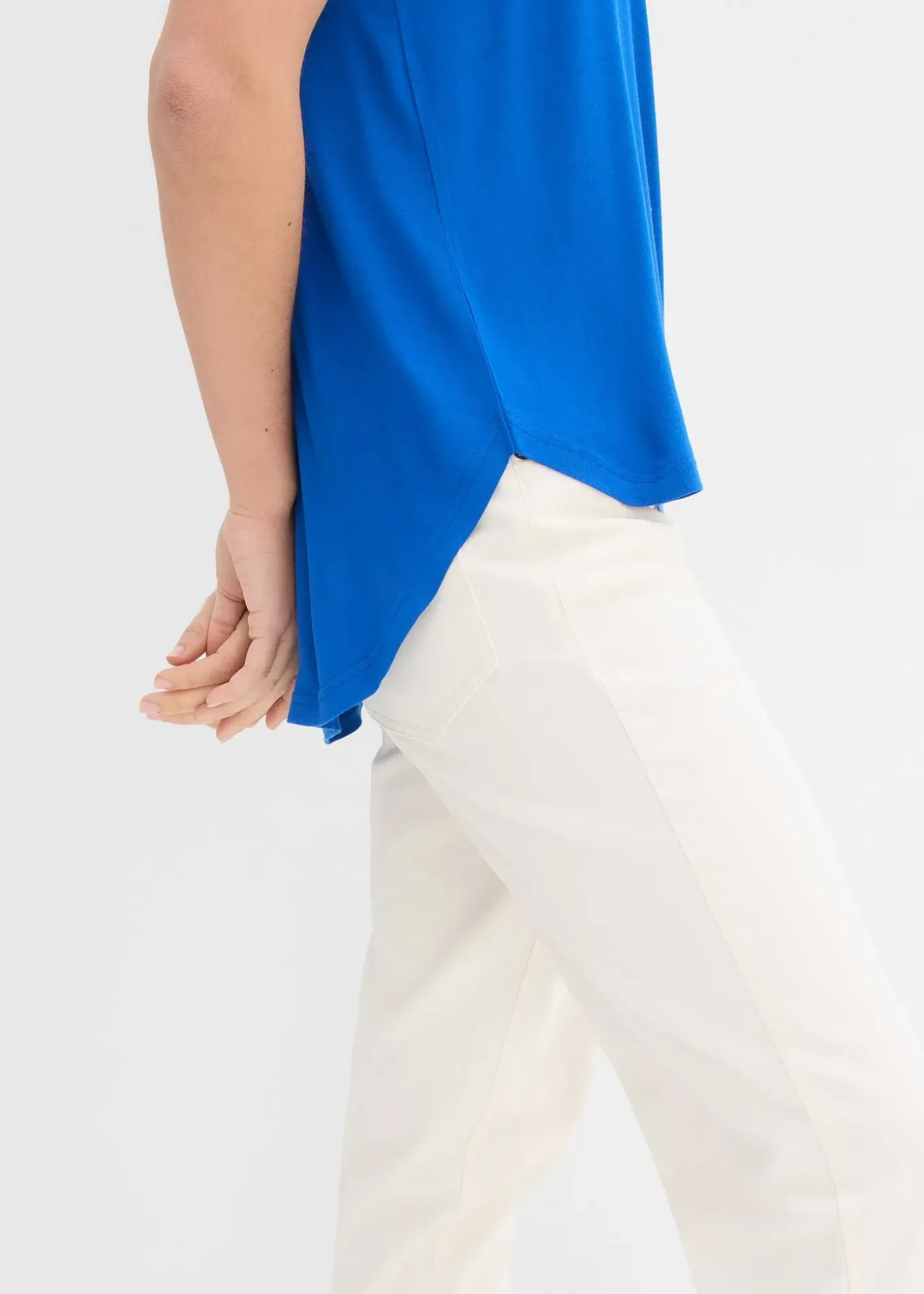 T-shirt long en viscose douce