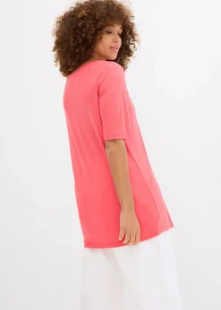 T-shirt long en viscose douce