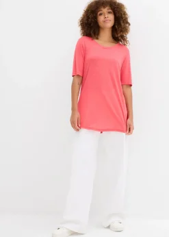 T-shirt long en viscose douce