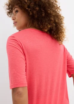 T-shirt long en viscose douce