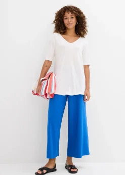 T-shirt long en viscose douce