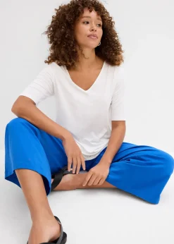 T-shirt long en viscose douce