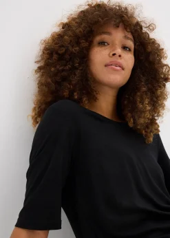 T-shirt long en viscose douce