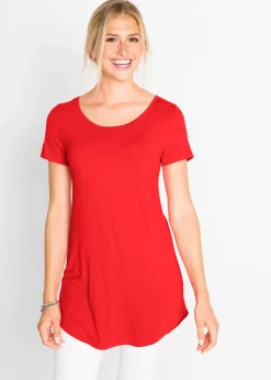 T-shirt long en viscose douce