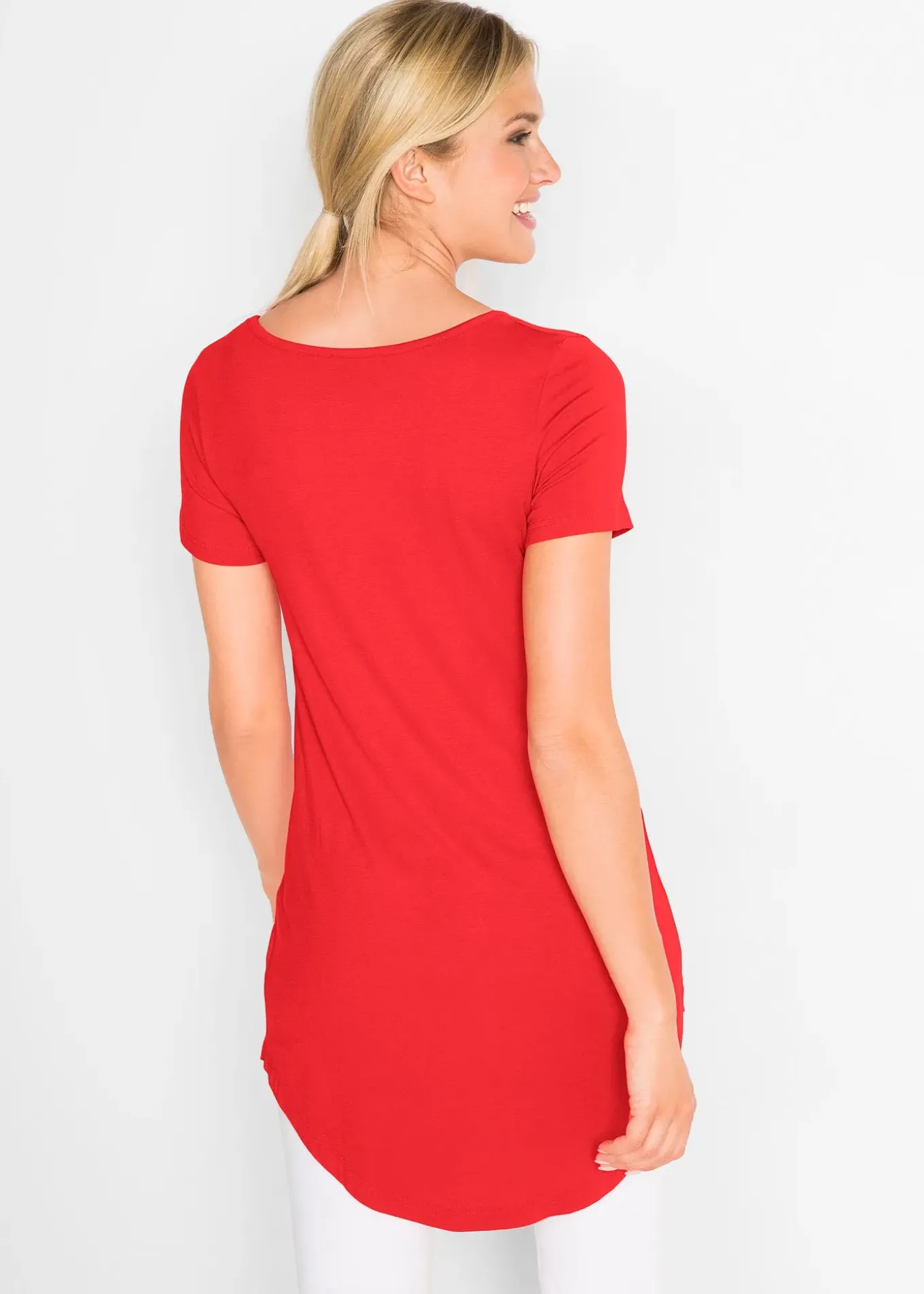 T-shirt long en viscose douce