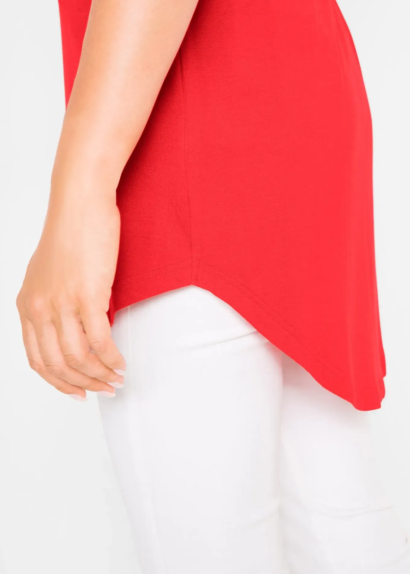 T-shirt long en viscose douce