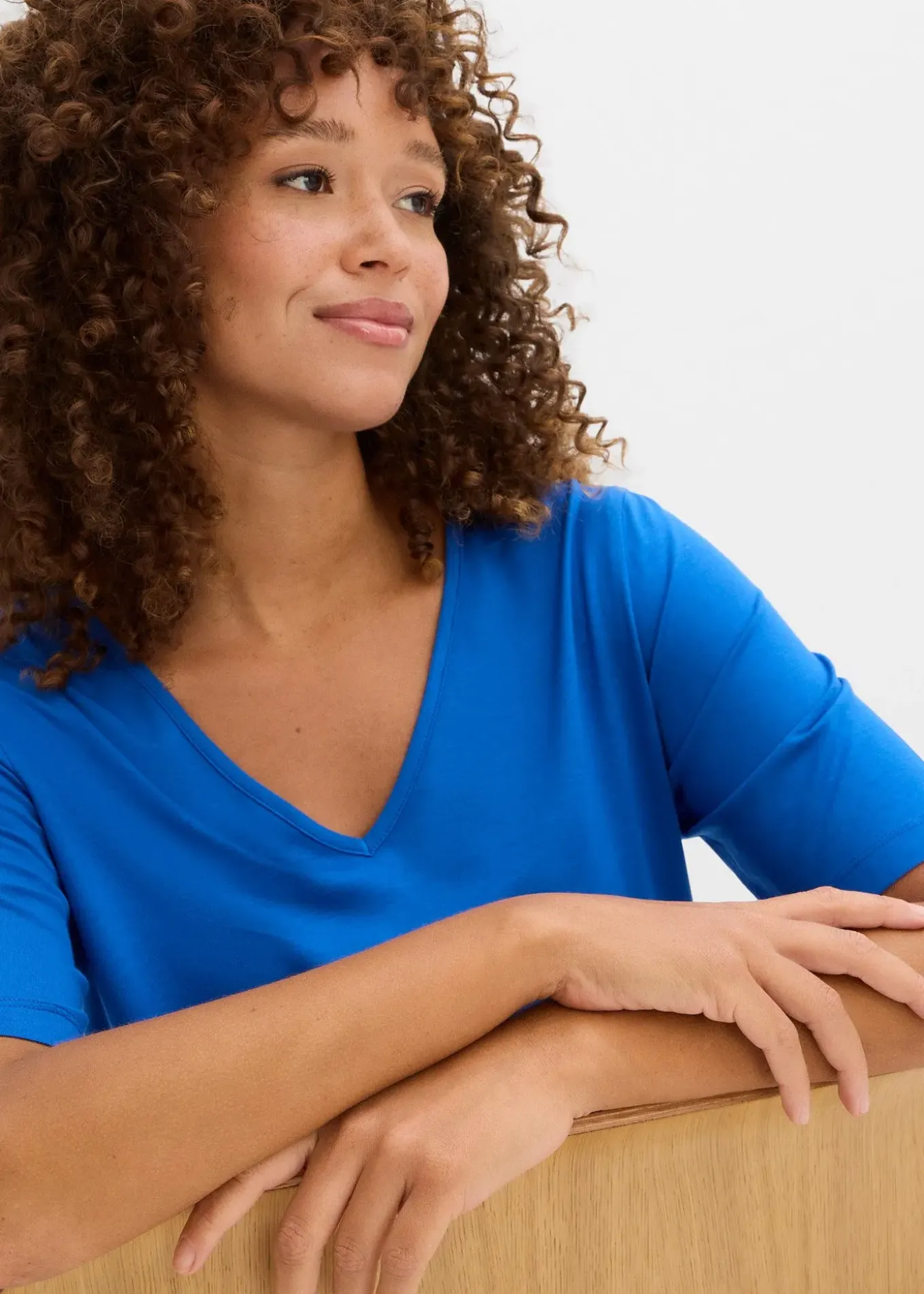 T-shirt long en viscose douce