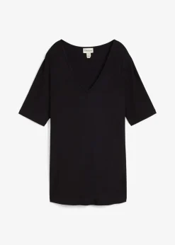 T-shirt long en viscose douce