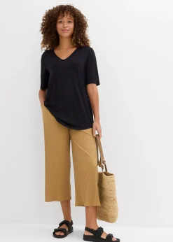 T-shirt long en viscose douce