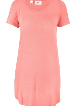 T-shirt long en viscose douce