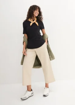 T-shirt long en viscose douce