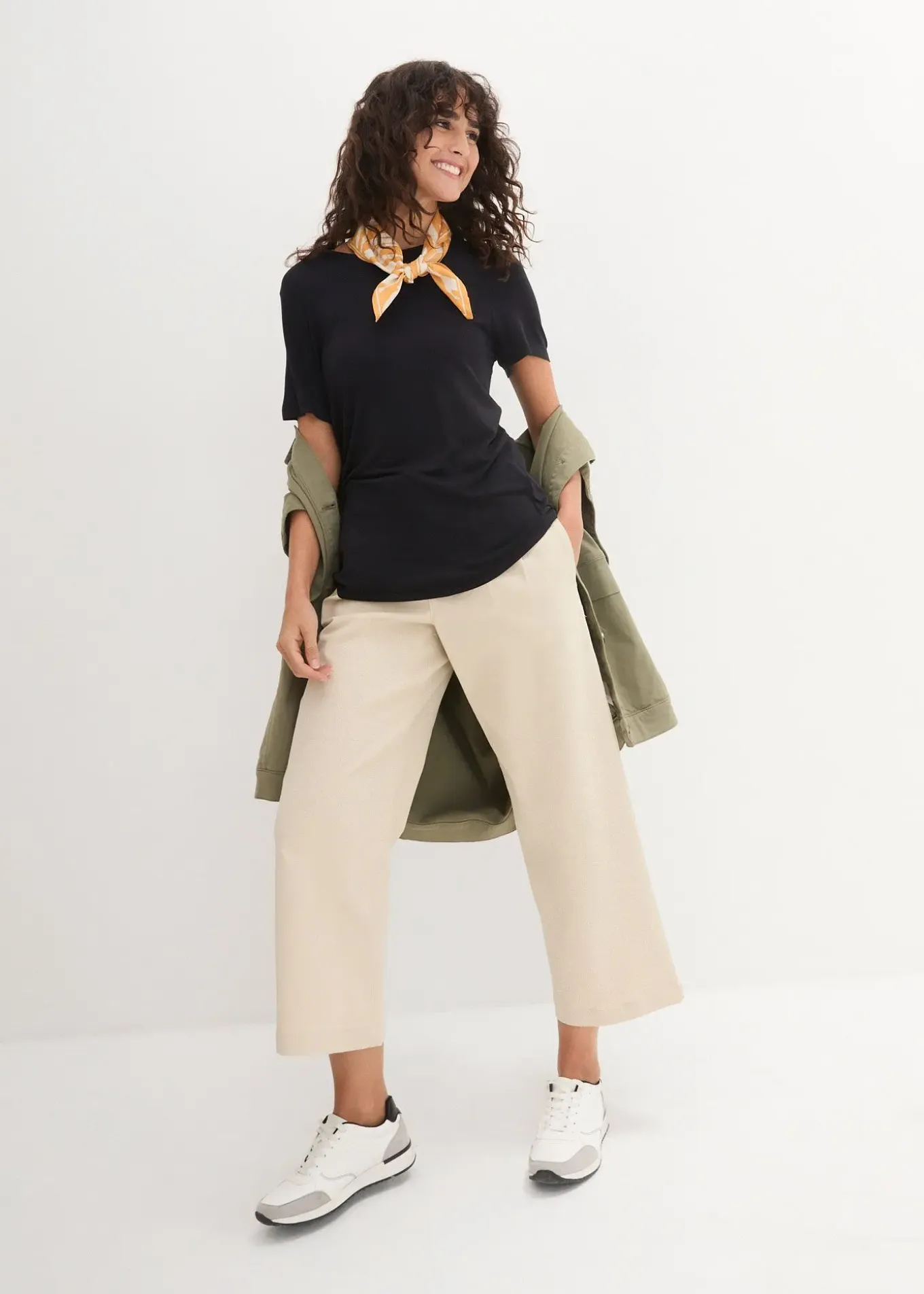 T-shirt long en viscose douce