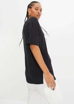 T-shirt long en viscose extensible